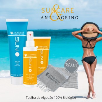 Sun - Rosto, Corpo, Pós Solar + Oferta Toalha Praia